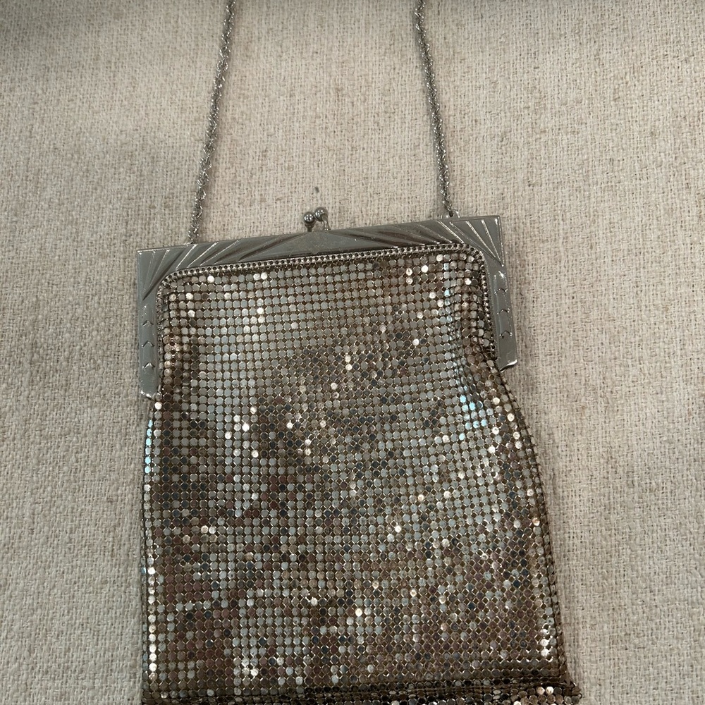 Whiting & Davis Silver Mesh Clutch